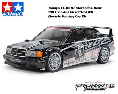 Tamiya TT-02 91' Mercedes-Benz 190 E 2.5-16 EVO II 1/10 4WD Touring Car Kit