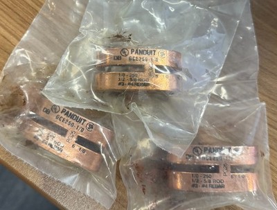 (3) PANDUIT GCE250-250, Grounding Connector, 1/0 AWG 250