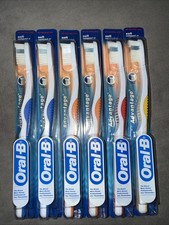 Lot of 6 Oral B Toothbrushes Advantage Soft Compact 35 Bristle 2002