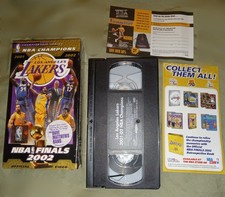 VHS-Los Angeles Lakers- 2001-2002 NBA Champions. Official Video. with Inserts