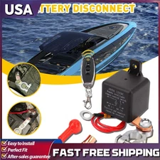 Car Battery Switch Disconnect Power Master Kill Cut Isolator Off Remote Control