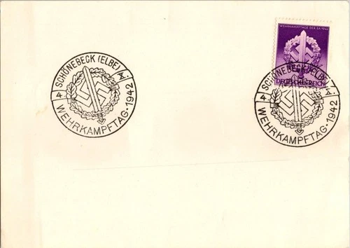 Germany FDC 1942 Military Competition Day - Schönebeck - J29229