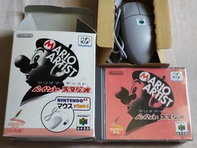 Lot 2 Mario Artist Talent Paint W/Box 64DD Nintendo 64 N64 Used Game NTSC-J JP