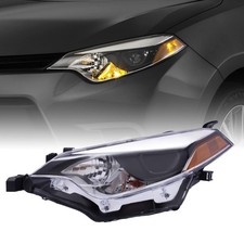Front Headlight Left Driver Side for Toyota Corolla 2014-16 Headlamp Assembly