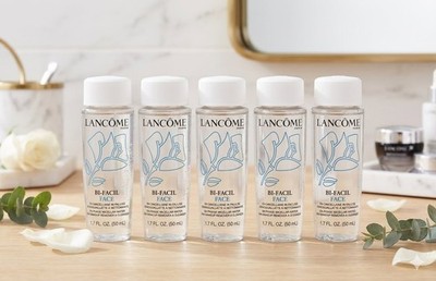5 Lancome Bi-Facil Face Bi-Phased Micellar Water Makeup Remover 1.7 oz total8.5