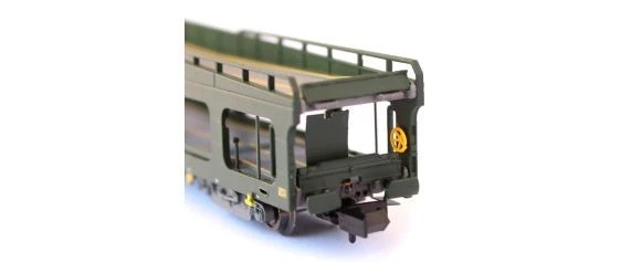 MFTRAIN N33299 Porte-autos DDm916 SNCF ép V LOGO ENCADRE JAUNE - Imagen 2 de 2