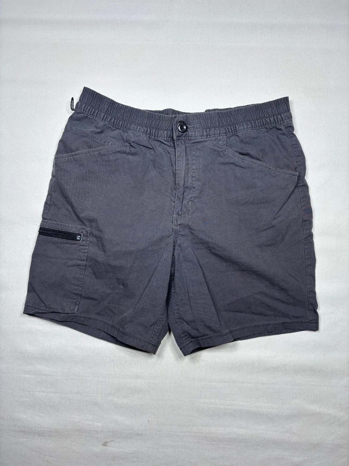 Patagonia Nomader Shorts Men M Gray Organic Cotton Blend Tech Hiking Trail 57180