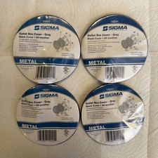 Sigma Electric Outlet Box Cover All Weather Gray 14241 4 Pack