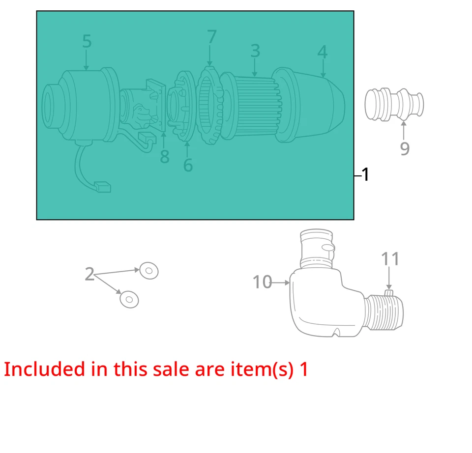 Conjunto de filtro de aire usado se adapta a: Lincoln Navigator 1999 5,4 grado A Foto 4 de 4