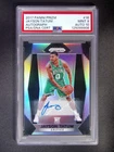 2017-18 Panini Prizm Jayson Tatum #16 RC Rookie Auto Silver PSA 9/10