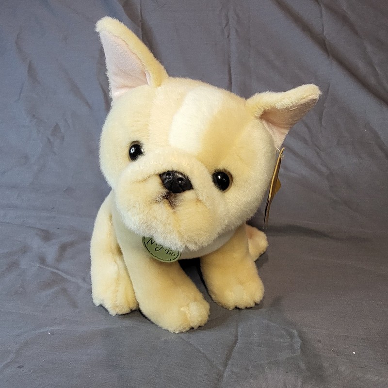 ❦ New AURORA WORLD Stuffed Plush Toy FRENCH BULLDOG Frenchie Cream Dog Plushie
