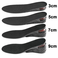 Men Women Invisible Height Increase Insoles Heel Lift Taller Shoe Inserts Pad US