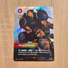 Riftbound Hand of Noxus Darius OGN 302*/298 Overnumbered Signature Foil EN — live eBay listing