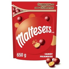 MALTESERS, Milk Chocolate Candy Bites, Sharing Bag, 650g- FREE SHIPPING
