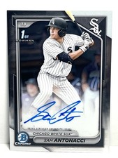 2024 Bowman Draft - Chrome Prospect Autographs Sam Antonacci #CPA-SA (AU, RC)