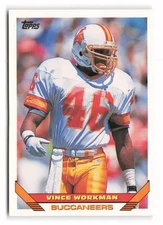 1993 Topps Vince Workman #634 Buccaneers