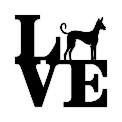 Love Ibizan Vinyl Sticker Die Cut Weatherproof UV Protected