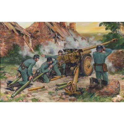 [DE] ICM 1/35 7,62 cm Pak 36(r) with German Crew (4 figures) - 35801