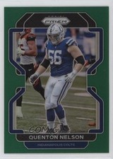 2021 Panini Prizm Green Prizm Quenton Nelson #23 10y3