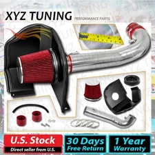 3.5" RED Heat Shield Cold Air Intake + Filter For 14-18 Silverado 1500 4.3L V6