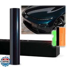 12"x60" (1FTx5FT) Turquoise Green PET Super Gloss Metallic High Glossy Vinyl 