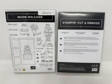 Stampin' Up Warm Welcome Bundle Stamp Set Dies 160698/160703 Open House Door