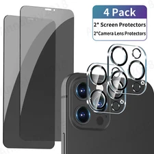 For iPhone 17 16 15 14 13 12 11 Pro Max Glass Screen Protector Camera Lens Cover