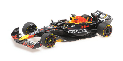 1:18 Minichamps 110232301 Max Verstappen Red Bull RB19 #1 1st Abu Dhabi GP 2023