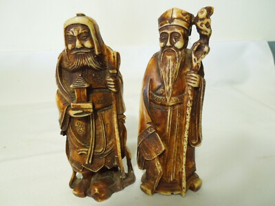 Action Wise Men Figurines 7'' Tall Set of 2 Heavy Resin Hand Crafted in Italy