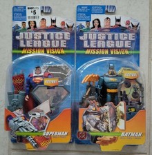 NEW JUSTICE LEAGUE MISSION VISION SUPERMAN & BATMAN DC COMICS ACTION FIGURE! r22
