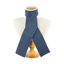 Racesafe Spotted Stock - Navy/White