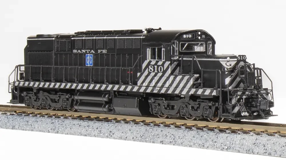 鉄道模型 Broadway Limited ALCO RSD 15 AT&SF BROADWAY LIMITED N Alco RSD-15 ATSF #810 Zebra Paragon4 Sound/DC