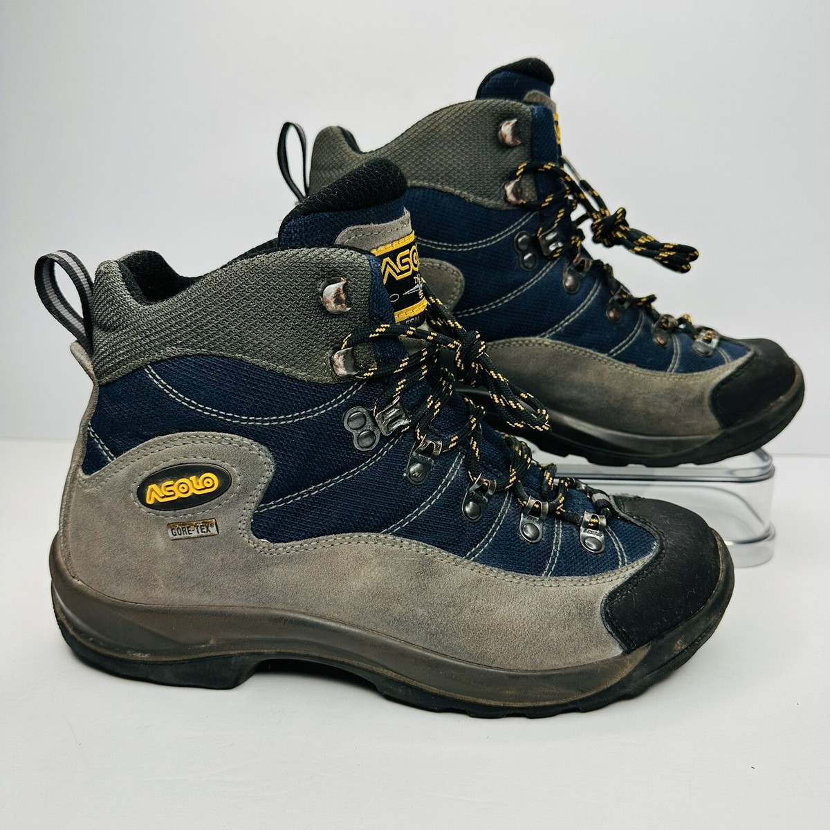 Asolo FSN GTX Hiking Boots Women's Size Blue Gray Outdoor Waterproof  Boots