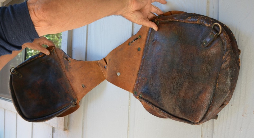 Early U.S. Cavalry Leather Saddle Bags Indian Wars eBay