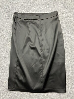 未使用傷あり品☆ TADASHI SHOJI サイズ8 Tadashi Shoji Skirt Women's 8 Black A Line Knee Length Back