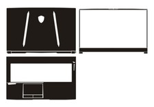 Laptop Sticker Skin Decals Carbon fiber Cover Protector for MSI GE75 17.3"
