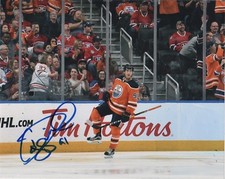 Edmonton Oilers Drake Caggiula Autographed Signed 8x10 Photo NHL COA #6