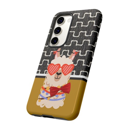 Boho Alpaca with Red bow tie, Tough Phone case for Iphone Samsung Galaxy - 第 249/267 張圖片