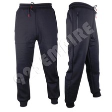 Men Plain Sports Casual Pants Joggers Fleece Lined Sweatpants Thermal Trousers