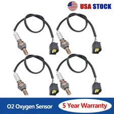4pcs Upstream+Down Oxygen Sensor For 2011-2016 Chrysler Town & Country 3.6L V6