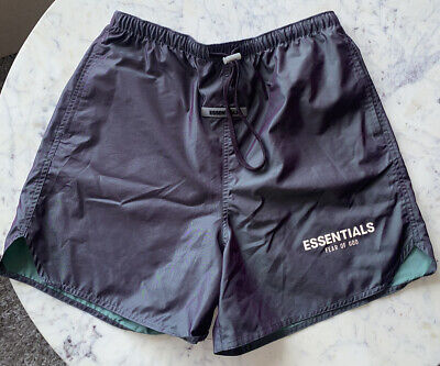 Fear of God Essentials Volley Shorts Iridescent extra small xs