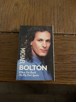 AUDIO CASSETTE TAPE,MICHAEL BOLTON WHEN IM BACK ON MY FEET AGAIN