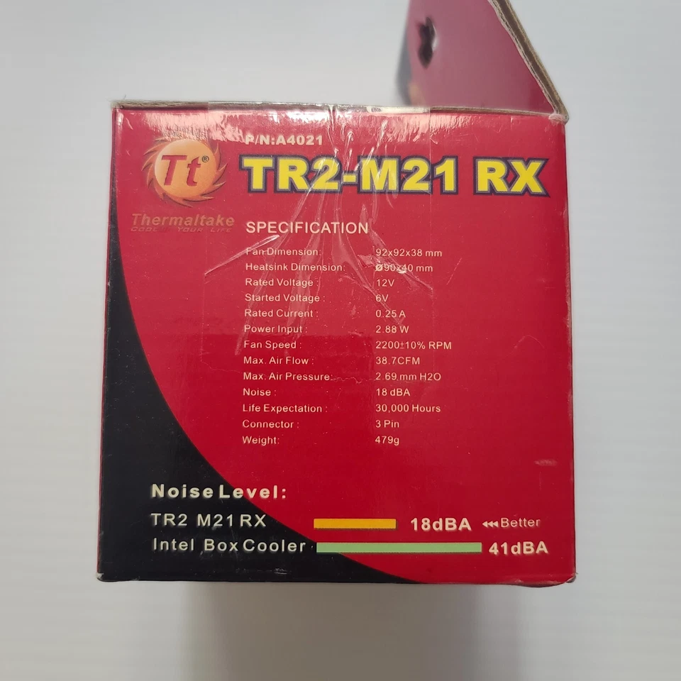 Thermaltake TR2-M17 SE P/N A4017-01 9CM Silent Fan Cooler for AMD Processors - Image 2 of 4