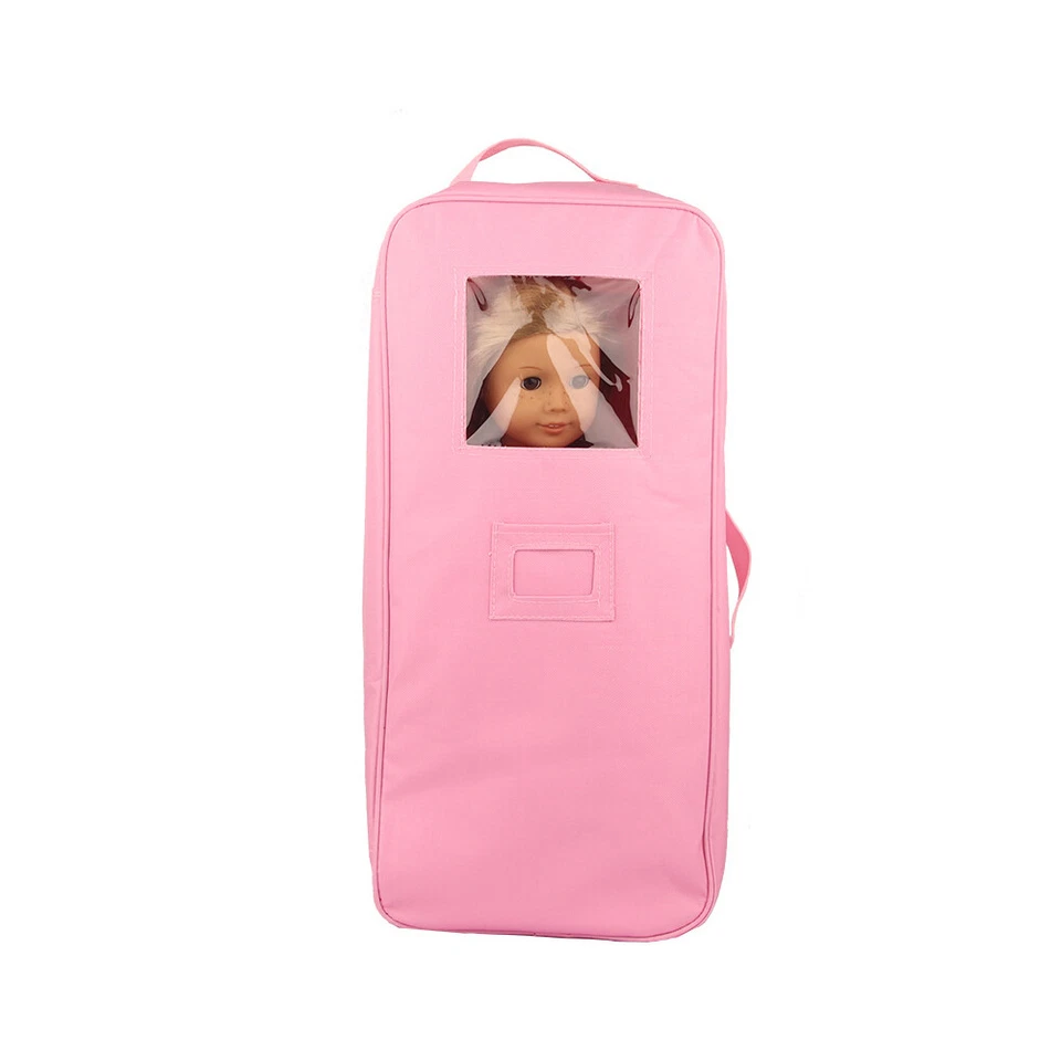 US 18-inch Doll Case Carrier Suitcase Storage Travel for American Girls Doll - Image 3 of 4