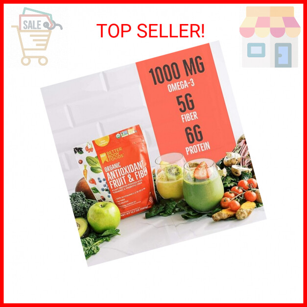 BetterBody Foods Organic Antioxidant Fruit and Fiber Superfood Blend