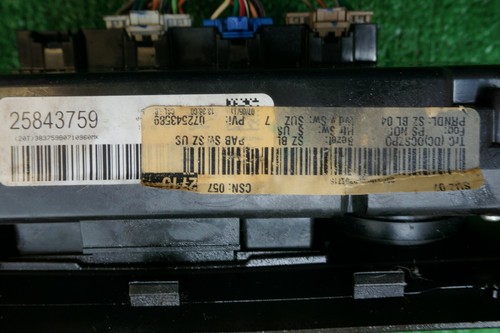 2007 2008 2009 SUZUKI VITARA AC Control OEM 25843759 - Picture 6 of 6