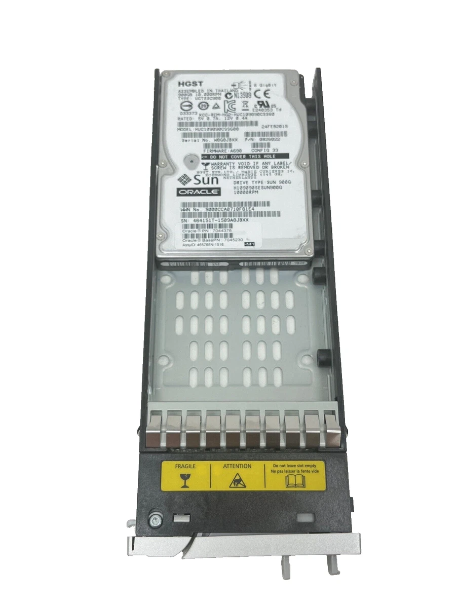 SUN/ORACLE, 7044376, 900GB 10000 RPM SAS2 Disque