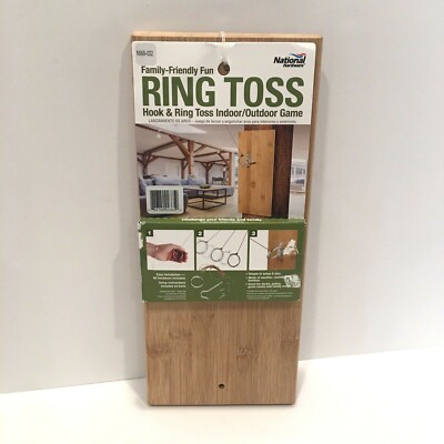 National Hardware Ring Toss Hook and Ring Indoor Outdoor Game NEW
