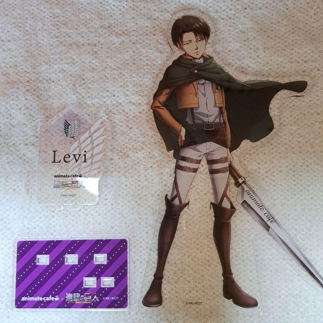 Attack on Titan Levi Acrylic Stand Anime character Animation