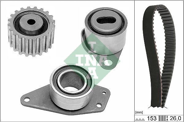 Schaeffler INA 530 0038 10 Zahnriemensatz FüR Renault Volvo-image